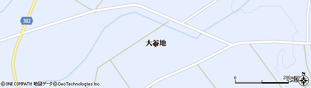 岩手県金ケ崎町（胆沢郡）永沢（大谷地）周辺の地図