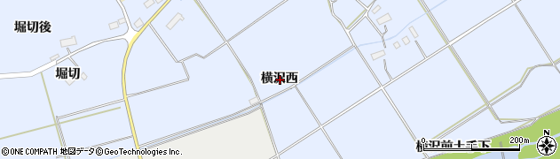 岩手県胆沢郡金ケ崎町永沢横沢西周辺の地図