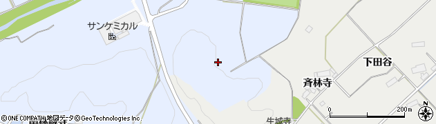 岩手県金ケ崎町（胆沢郡）永沢（柏山舘）周辺の地図