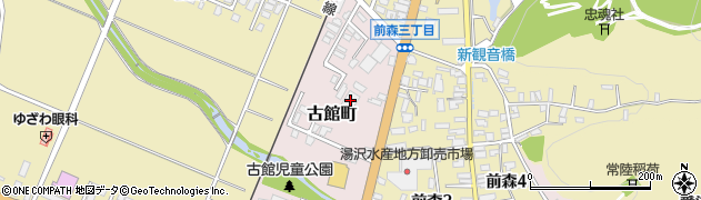秋田県南青果湯沢雄勝市場周辺の地図