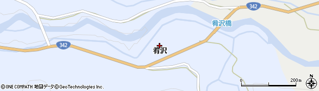 秋田県東成瀬村（雄勝郡）田子内（肴沢）周辺の地図