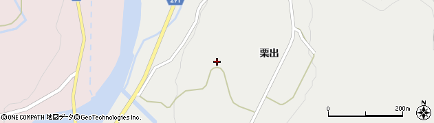 秋田県由利本荘市鳥海町下直根（吉谷地）周辺の地図