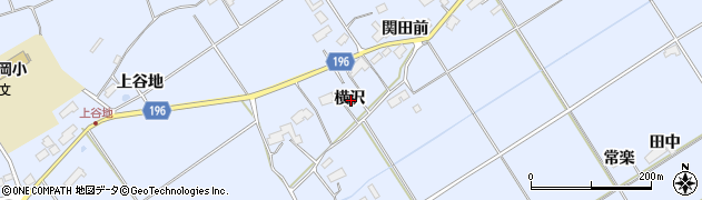 岩手県胆沢郡金ケ崎町永沢横沢周辺の地図