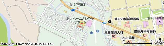 株式会社薬王堂　湯沢倉内店周辺の地図