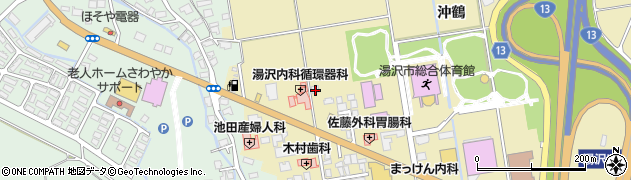 クオール薬局湯沢西店周辺の地図