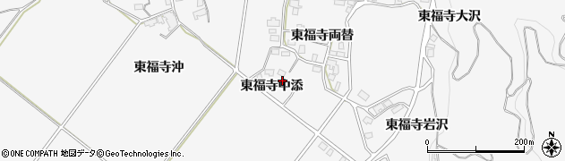 秋田県湯沢市駒形町東福寺中添52周辺の地図