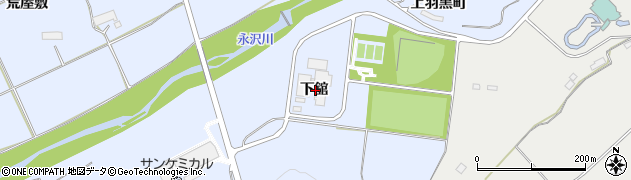 岩手県胆沢郡金ケ崎町永沢下舘周辺の地図