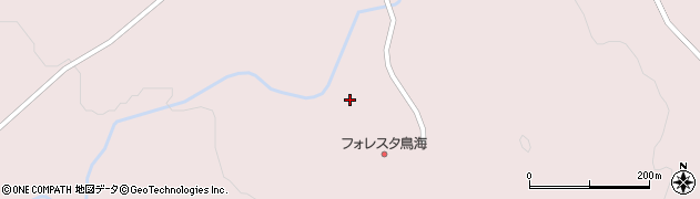 秋田県由利本荘市鳥海町猿倉（奥山前）周辺の地図