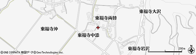 秋田県湯沢市駒形町東福寺中添25周辺の地図
