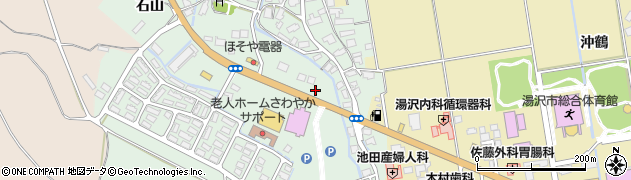 秋田県湯沢市倉内（布川）周辺の地図