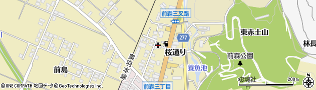 秋田県湯沢市桜通り周辺の地図