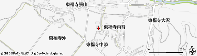 秋田県湯沢市駒形町東福寺両替46周辺の地図