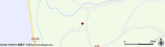 秋田県にかほ市象潟町本郷盛157周辺の地図