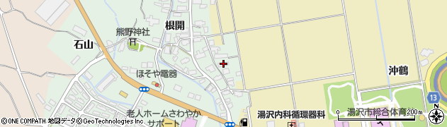 秋田県湯沢市倉内四ツ屋45周辺の地図