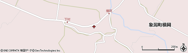 秋田県にかほ市象潟町横岡前田44周辺の地図