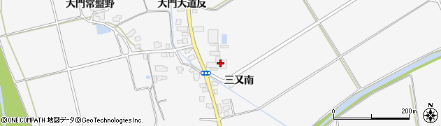 秋田県湯沢市駒形町（三又前田面）周辺の地図