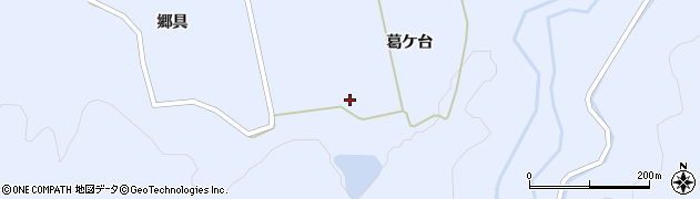 秋田県由利本荘市鳥海町上川内葛ケ台280周辺の地図