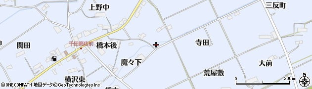岩手県金ケ崎町（胆沢郡）永沢（樋田）周辺の地図