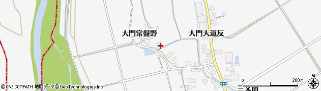 秋田県湯沢市駒形町（大門常盤野）周辺の地図