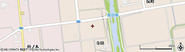 岩手県奥州市江刺岩谷堂寺田周辺の地図