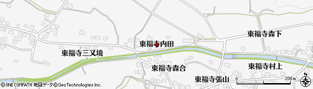 秋田県湯沢市駒形町（東福寺内田）周辺の地図