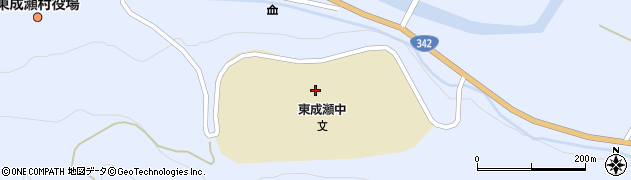東成瀬村立東成瀬中学校周辺の地図