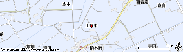 岩手県金ケ崎町（胆沢郡）永沢（上野中）周辺の地図
