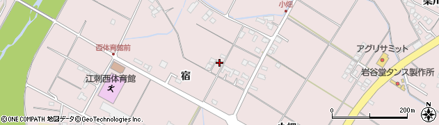 岩手県奥州市江刺愛宕宿40周辺の地図