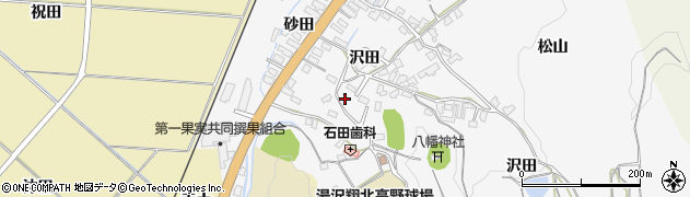 秋田県湯沢市杉沢新所周辺の地図