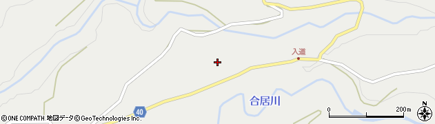 秋田県雄勝郡東成瀬村岩井川野頭周辺の地図