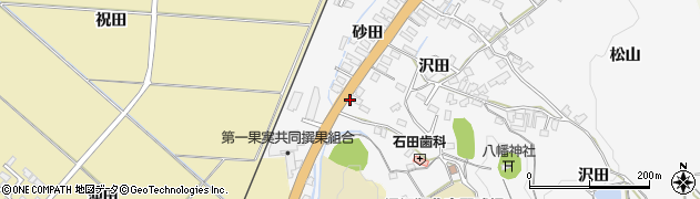 秋田県湯沢市杉沢新所（砂田）周辺の地図