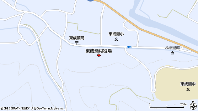 〒019-0800 秋田県雄勝郡東成瀬村（以下に掲載がない場合）の地図