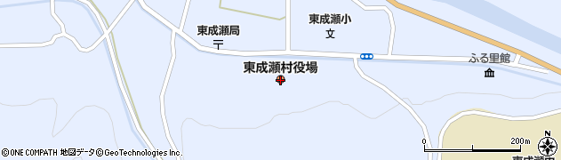 秋田県東成瀬村（雄勝郡）周辺の地図