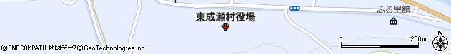 秋田県雄勝郡東成瀬村周辺の地図