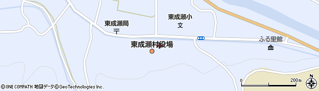 東成瀬村役場　農林課周辺の地図