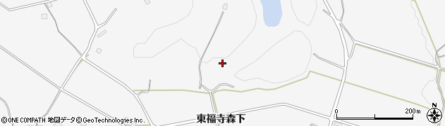 秋田県湯沢市駒形町（東福寺新山森）周辺の地図