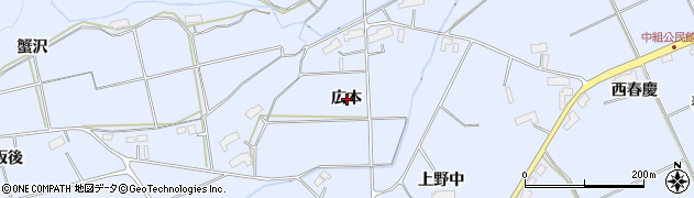 岩手県胆沢郡金ケ崎町永沢広本周辺の地図