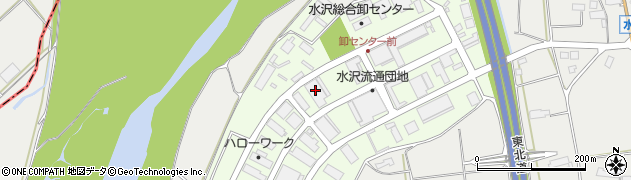 丸大堀内株式会社一関支店水沢営業所周辺の地図