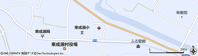 秋田県東成瀬村（雄勝郡）田子内（上野）周辺の地図