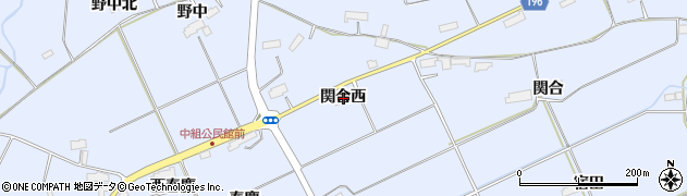 岩手県金ケ崎町（胆沢郡）永沢（関合西）周辺の地図