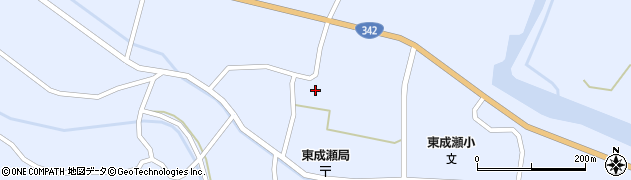 秋田県東成瀬村（雄勝郡）田子内（田子内）周辺の地図