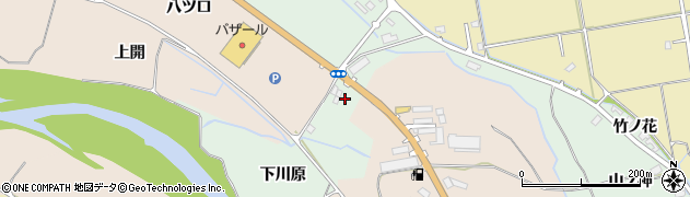 秋田県湯沢市倉内下川原周辺の地図