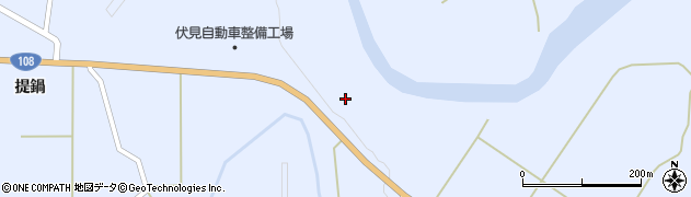秋田県由利本荘市鳥海町上川内（大平）周辺の地図