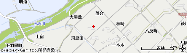 岩手県胆沢郡金ケ崎町永栄落合周辺の地図