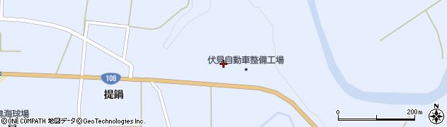 秋田県由利本荘市鳥海町上川内山崎周辺の地図