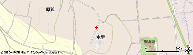 秋田県羽後町（雄勝郡）大戸（水里）周辺の地図