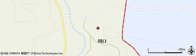 秋田県横手市増田町狙半内（川口）周辺の地図