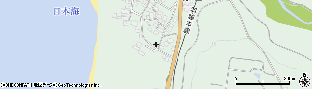 秋田県にかほ市象潟町関ウヤムヤノ関21周辺の地図