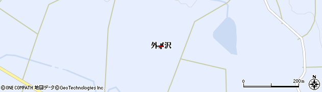 岩手県奥州市江刺藤里（外ノ沢）周辺の地図