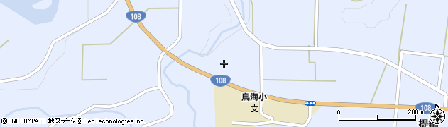 秋田県由利本荘市鳥海町上川内（西野）周辺の地図